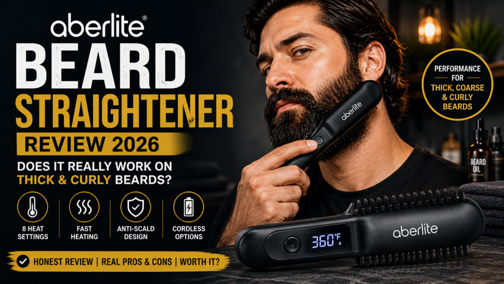 Aberlite Beard Straightener Review 2026